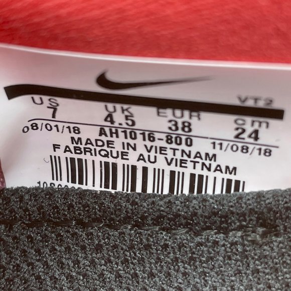 NEW Nike Odyssey React 2 Flyknit Ember Glow - Picture 8 of 11